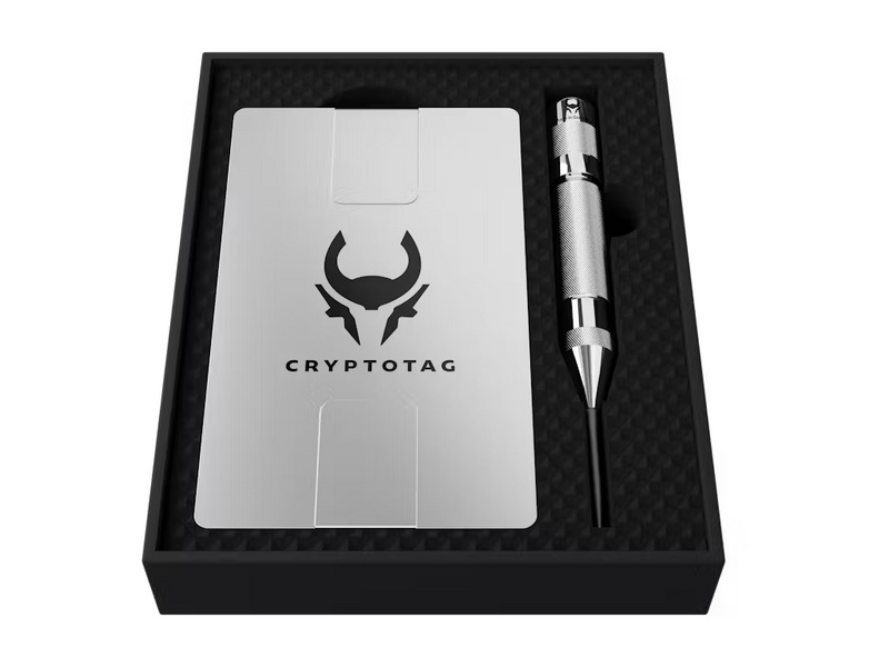 Cryptotag Zeus, Seed backup, 24 words