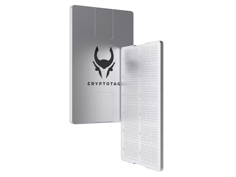 Cryptotag Zeus, Seed backup, 24 words